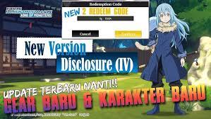 Tensura king of monster redeem codes are released on websites like facebook, instagram, twitter, reddit and discord. Update Secret Realm New Redeem Code Tensura King Of Monsters Youtube