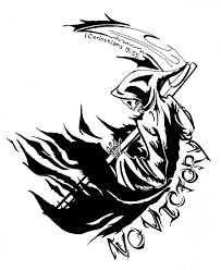 The reaper comes to halloween to scare us with spooky fright. Tatto Wallpapers Reaper Tribal Tattoo