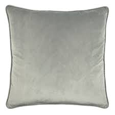 Longhui bedding light grey throw pillow covers for couch sofa bed, cotton linen decorative pillows cushion covers, 18 x 18 inches, set of 2. Olivia Quido Silver Grey 24 Inch Velvet Pillow Accent Feather Down