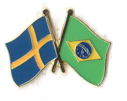 Hier gibts die flagge von brasilien in zum kostenlosen download. Sverige Brasilien Pins Kop Vanskapspin Fran Sverige Brasilien
