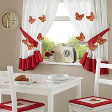 one pair of 3d red butterfly design