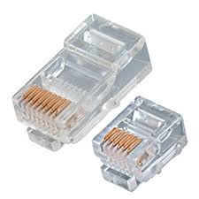 The cat6 cable has 8 wires and to wire this cable to a rj45 connector 2 wires on the cat6 cable are not connected. Network Cable Connectors Cat5 Cat6 Rj45 Fiber Optics