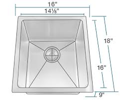 The ada's requirements go into far deeper detail than what we've summarized here. 1618 Stainless Steel Single Bowl 3 4 Radius Kitchen Sink