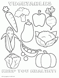 Bread, a food based on cereals. Vegetables Healthy And Unhealthy Food Coloring Pages Coloring Pages Printable Com