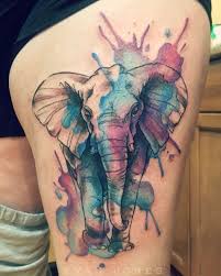 Elephant Watercolor Tattoo Watercolor Elephant Tattoos Watercolor Tattoo Sleeve Sleeve Tattoos