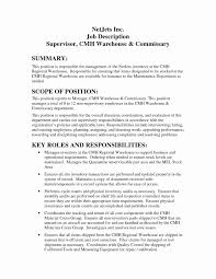 Warehouse Duties For Resume Luxury Pin By Steve Moccila On Resume Templates