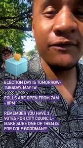 Final push! Finishing up by knocking our 3,600th door!, Polls are open  Tuesday from 7AM -8PM. Remember you have up to three votes for Harrisburg  City Council- I respectfully ask that one of them goes ...
