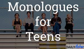 Our eplays consist of short plays for student. Monologues For Teens Daily Actor
