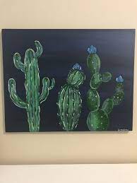 59 ideas for painting acrylic cactus canvases canvas painting diy cactus painting painting