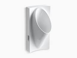 When properly maintained, waterless urinals are completely odor free and absolutely hygienic. K 4918 Steward Waterless 15 Wide X 29 5 8 High X 15 5 8 Deep Wall Mount Urinal Kohler