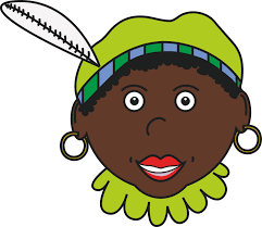 Zwarte pieten helpen sinterklaas met bijvoorbeeld het vasthouden van zijn staf of zijn boek en het gooien. Zwarte Piet Met Groene Muts Raamsticker Verkrijgbaar In Diverse Afmetingen