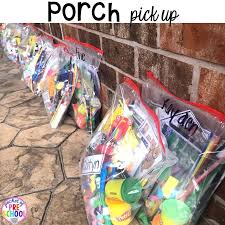 Take Home Learning Bags Pocket Of Preschool Home Learning Online Preschool Prek Classroom