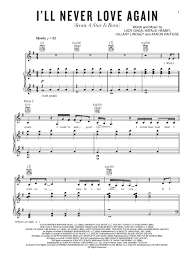 I wish i could but i just won't. I Ll Never Love Again From A Star Is Born Sheet Original Sheet Music Edition Amazon De Alfred Music Fremdsprachige Bucher