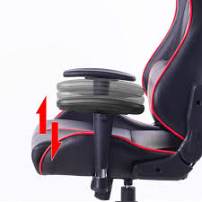 This gaming chair is equipped with an adjustable backrest, which allows you to find the best angle for working, gaming, and napping. Gaming Chair Made Of Synthetic Leather With Adjustable Armrests Pillows And Lumbar Cushions Woltu Eu