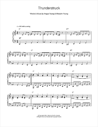 Includes midi and pdf downloads. Ac Dc Thunderstruck Jazz Version Sheet Music Pdf Notes Chords Jazz Score Piano Solo Download Printable Sku 114901