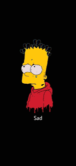 Pin De Jhordy Guerrero En Mural Fondo De Pantalla Oscuro Para Iphone Fondos De Los Simpsons Dibujos Tristes