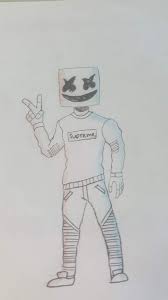 Skin ikonik supreme png is free hd wallpaper was upload by admin. I Drew Marshmellow Yeah Fortnite Battle Royale Armory Amino