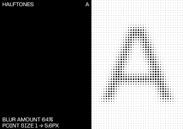 Tav is the last letter of the hebrew alphabet. Attico36 A Letter Halftones Alphabet W I P Design By