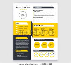 Affordable and search from millions of royalty free images, photos and vectors. Creative Cv Resume Template Yellow And Black Design Sample Cool 3d Background Effect Creative Cv Cv Resume Template Resume Design Template