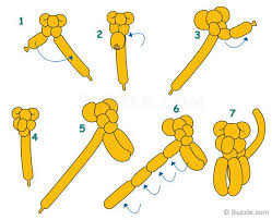 Step By Step Instructions To Make Balloon Tiger Balloon Animals Easy Balloon Animals Ballon Animals