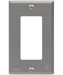 Antimicrobial Treated Decora Wallplate 1 Gang Standard Size Powder Coated Leviton