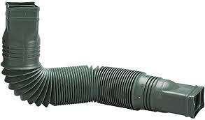 • the process used to add a downspout is similar, whether you're putting up a whole new gutter or just supplementing what's already there. Flex Drain 85011 Downspout Extension Green Gutter Downspouts Amazon Com