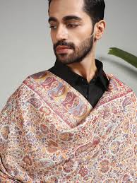 Wine Woolen best Kani Stole