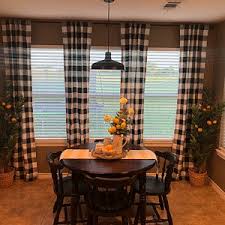 Black And White Buffalo Plaid Curtains 96 Inches Long Black And White Buffalo Check Curtains Rod Pocket Optional Cotton Or Blackout Lining In 2020 Buffalo Check Curtains Check Curtains Curtains