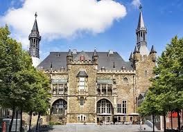 Aachen S Town Hall Include A Series Of Statues On The North Facade Of The German Kings Crowned In Aachen As Train Ticket Booking Train Tickets Germany Travel