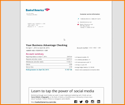 Bank Of America Statement Template Inspirational 12 Bank Of America Bank Statement Statement Template Credit Card Statement Bank Of America