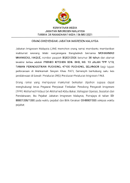 Masuk je bangunan tu korang boleh naik lift untuk ke aras 3. Imigresen Malaysia On Twitter Orang Dikehendaki Jabatan Imigresen Malaysia Imigresen Https T Co Fqfbrxhqyr