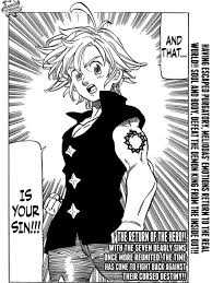 He is the owner of the boar hat and the former leader of the ten commandments. Return Of Meliodas Nanatsu No Taizai Heros Destin