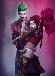 Abang joker and harley quinn poster framed wall art hd print 5 piece usa comic canvas painting pictures artwork for living room home decor. Pin On Harley Quinn Art