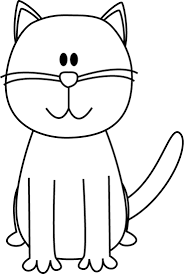 Already 152 visitors found here solutions for their art work. Kitten Clipart Black And White Cat Cartoon Black And White Full Size Png Download Seekpng