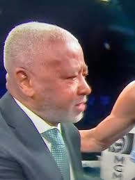 Who is this guy? He's always in the ring at the end of PBC fights and he's  never interviewed. Edit to add: He's Al Haymon associate/assistant  promotor/ right hand man Sam Watson,