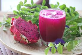 Jus Buah Naga Dragon Fruit Juice Resipi Citarasawan Buah Naga Membuat Juice Buah