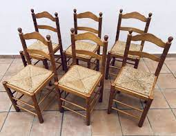 1 of 6 vintage spanish turned wood and weave rope etsy in 2021 wood folding chair dining chairs wooden dining chairs