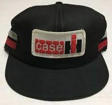 Vtg Case Ih Trucker Hat Made In The Usa Patch Cap Farming Side Stripes Swingster Side Stripe Hat Making Trucker Hat