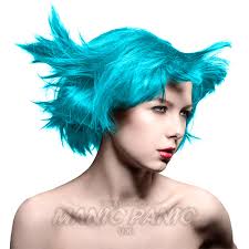 Use a plastic spoon or the handle of your tinting brush to mix the dye. Atomic Turquoise High Voltage Classic Hair Dye Manic Panic Uk