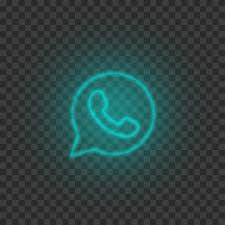 We recommend using the whatsapp color palette for personal projects and in the case of commercial use to visit the company website. Hd Light Blue Neon Whatsapp Art Line Circle Logo Icon Png Citypng