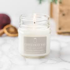 Christmas Day 8oz Mason Jar Candle Antique Farmhouse