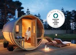 Finntherm Fass Sauna Sam In 2020 Sauna Kaufen Sauna Fur Zuhause Hauser Mit Pool