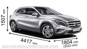 Mercedes Benz Gla Dimensions And Boot Space Hybrid And Thermal