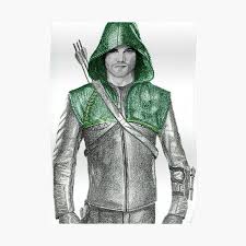 How to draw green arrow from dc universe. Green Arrow Dc Posters Redbubble