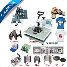 Hot Sale Multifunctional Digital 9 In 1 Heat Press Machine For Printing T Shirt Mug Cup Plate Hat Flat Shoes Heat Press Machine Heat Press Sublimation Printers