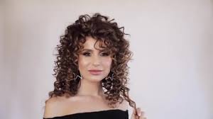 Short stacked bob for curly hair. 38 309 Curly Hair Stock Videos Royalty Free Curly Hair Footage Depositphotos