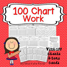 100 Chart Work Fill In Activities Plus 100 Charts Tens Flash Cards K Cc A 1