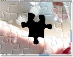If you're going to cut the puzzles out on your cutting machine, upload the file to your design software. Photoshop Puzzle Effect