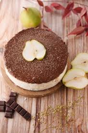 Bavarois Poire Chocolat Sur Genoise Recette Poire Au Chocolat Bavarois Poire Chocolat Chocolat