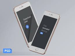 Animated Mockups 2 Iphones Iphone Mockup Phone Mockup Iphone Mockup Psd